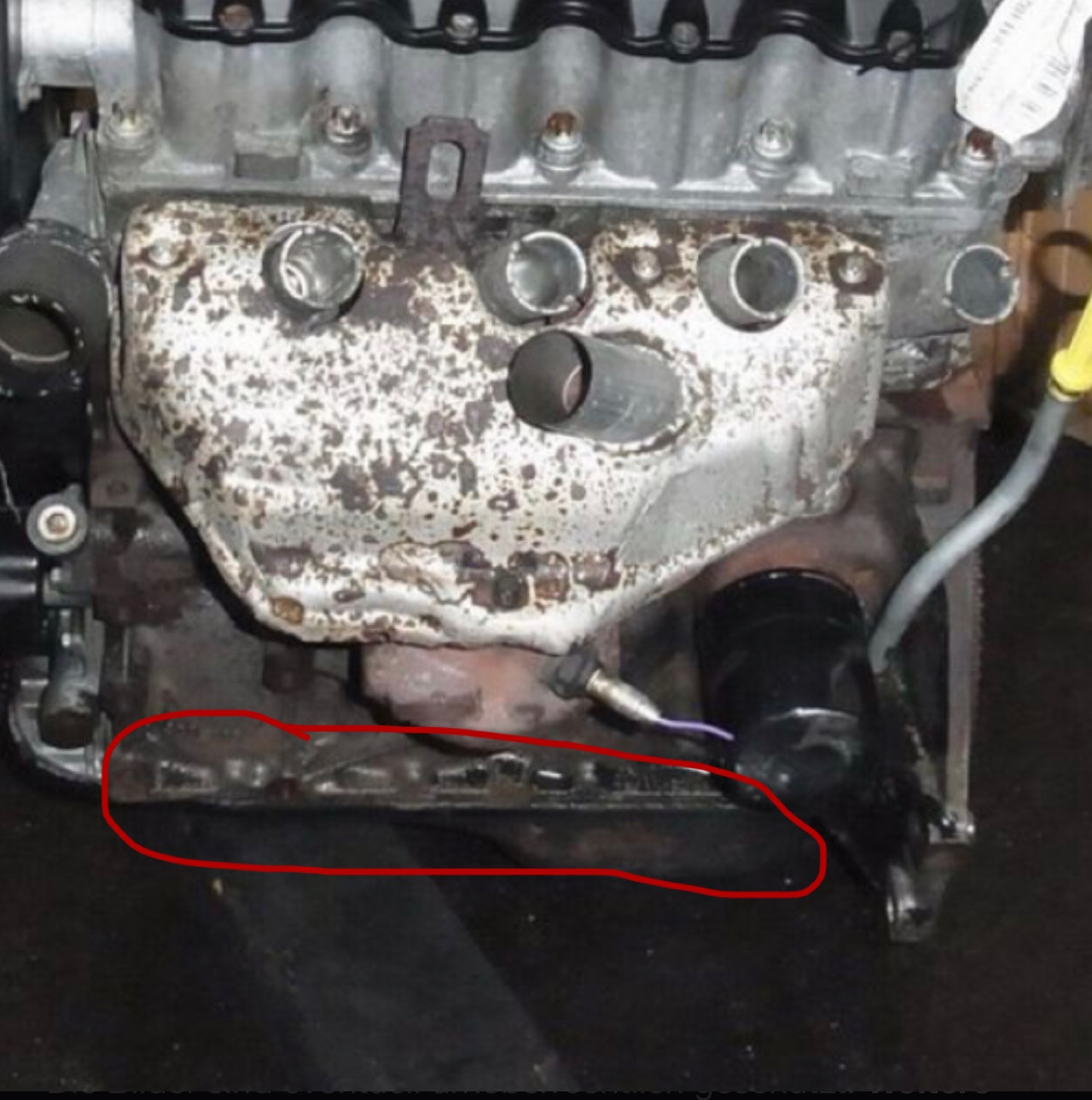 Nach ölwechsel motor schwitzt