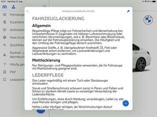 Fahrzeugpflege