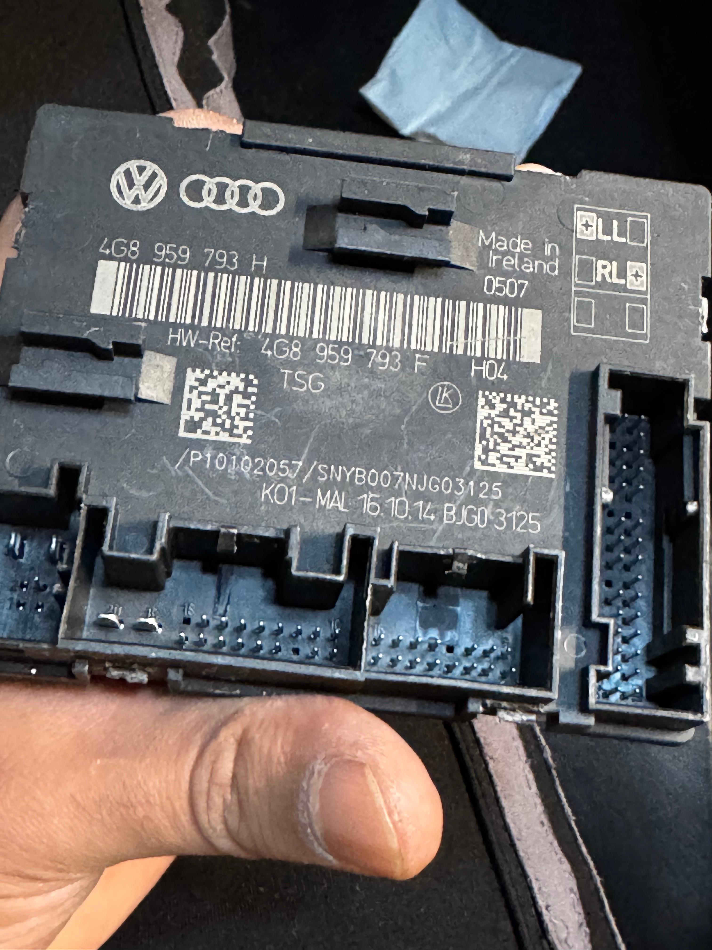 Nach TSG Tausch Side Assist Knopf ausgefallen
