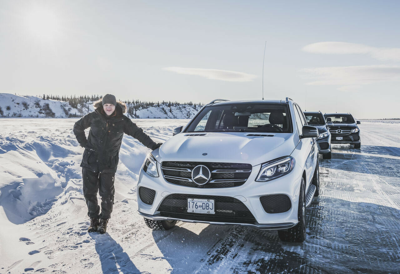 Fabian Hoberg am Mercedes GLE 400 4Matic