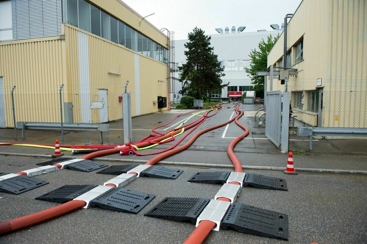 Hier wird Wasser aus dem Audi-Werk Neckarsulm gepumpt