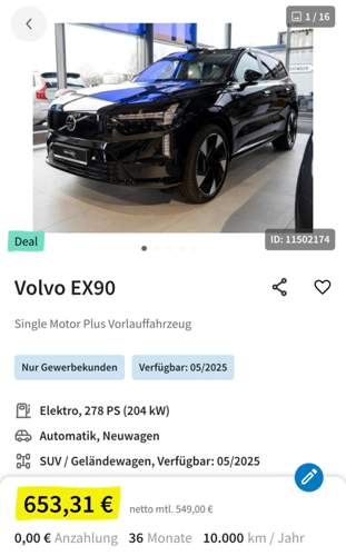 Volvo EX90 10.000 km