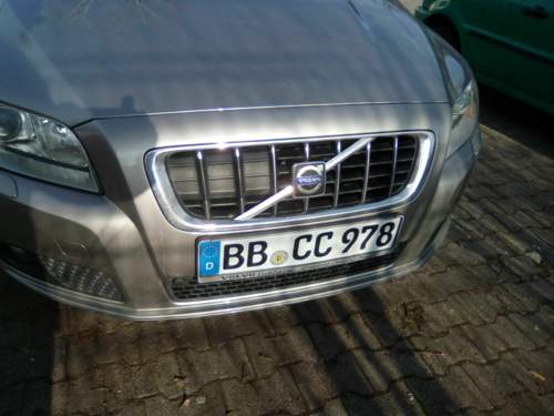 V70_3 Kennzeichen ohne Schaden