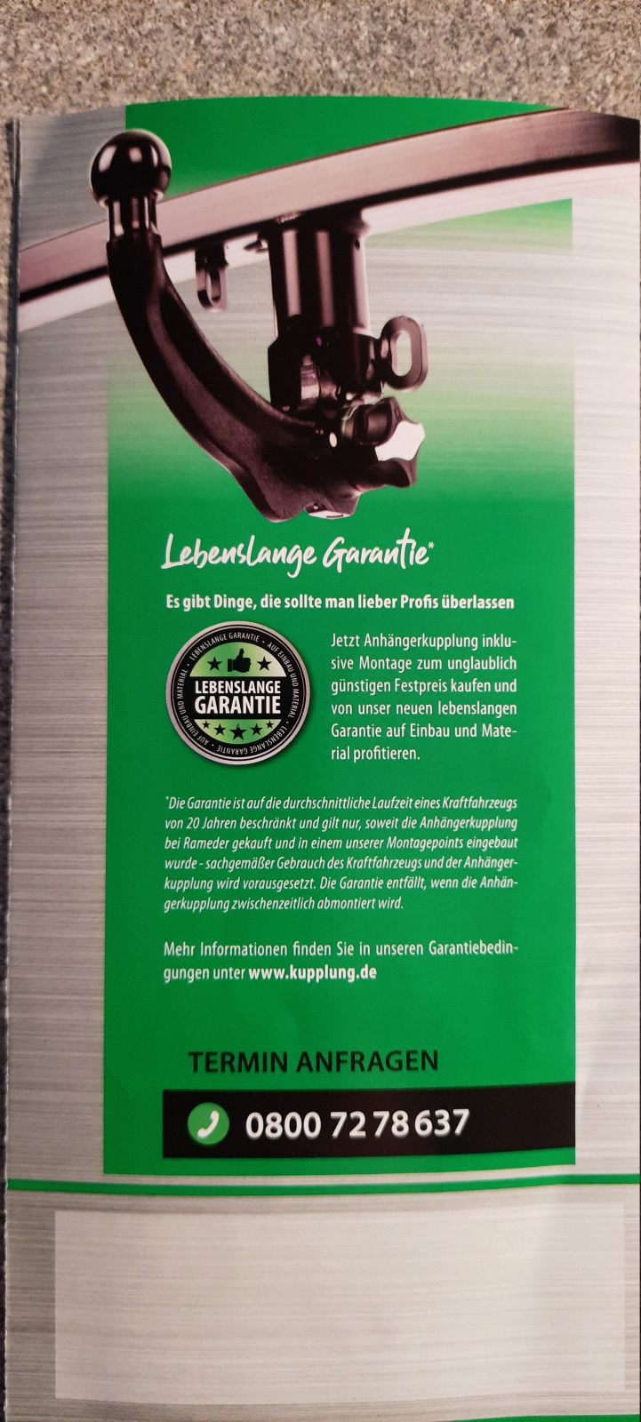 Nachrüstung Anhängerkupplung/AHK