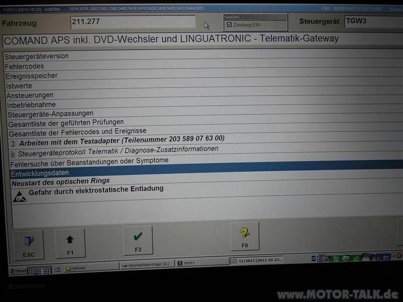 Nachrüstung Comand 2.5 und Probleme beim Rauscodieren Soundsystem