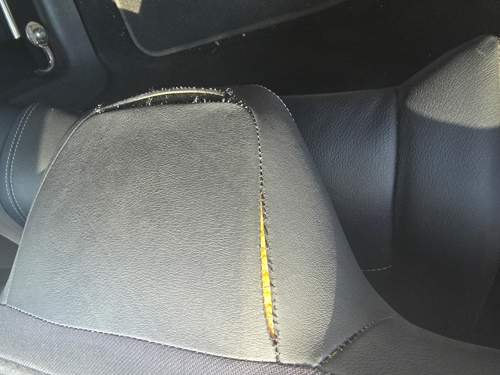 C207 Leder RÜcksitz