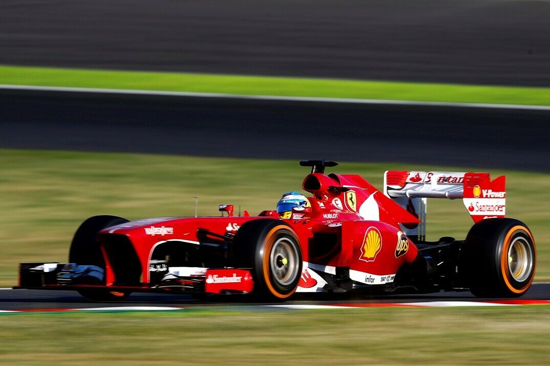 2013 saß Alonso am Steuer des Ferrari F138 - die Bezeichnung des Wagens setzte sich aus der Kombination der Jahreszahl und der Anzahl der Zylinder zusammen