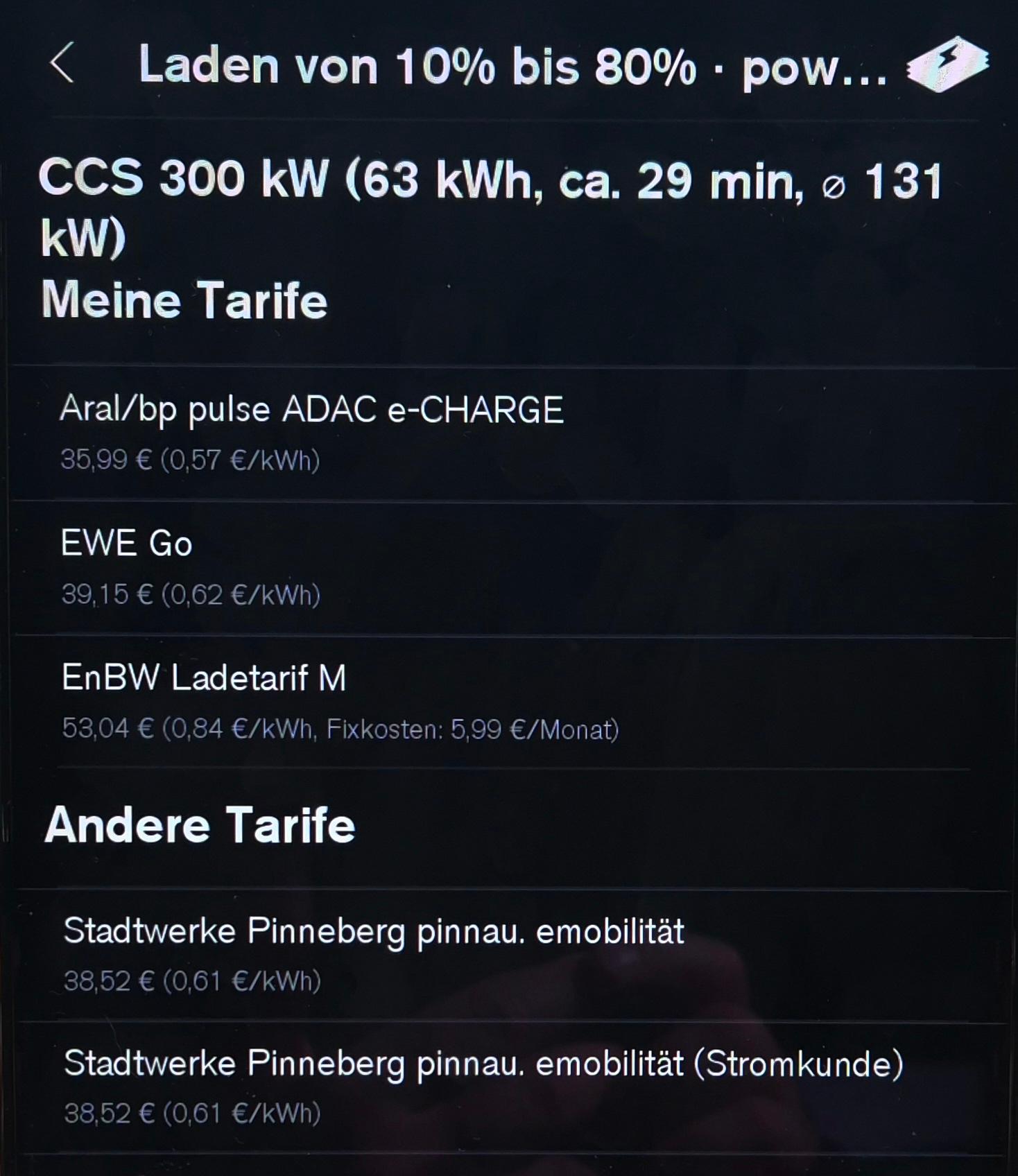 Navi auf Langstrecke - Ladesäulen Irrfahrt