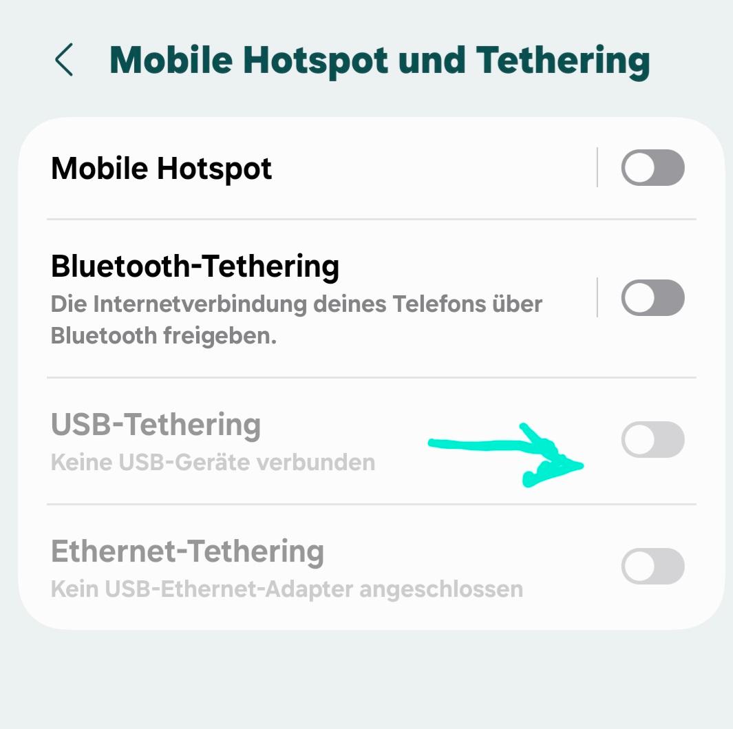 Navi Pro - Hotspot verbunden, trotzdem keine Livedaten