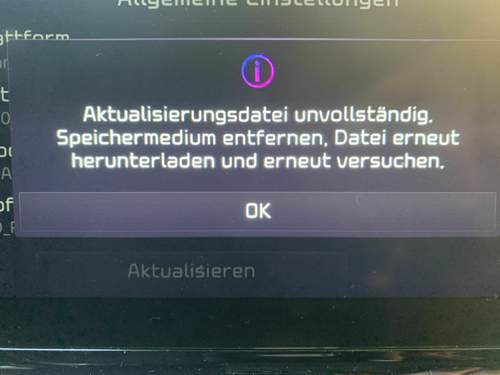 Fehlermeldung