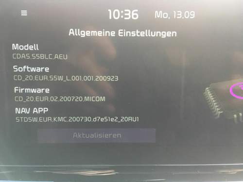 Softwarestand KIA - NEU