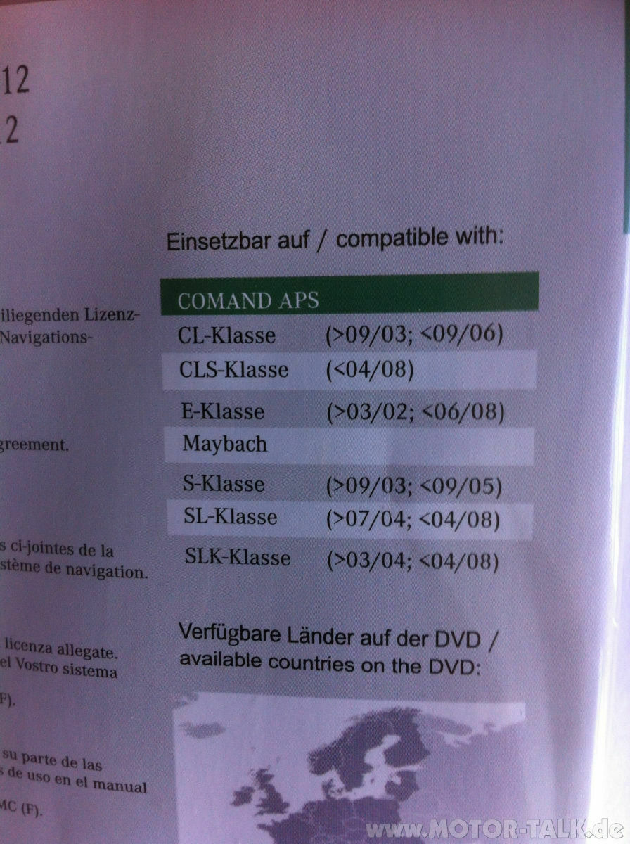 NAVI Update klappt nicht APS 2011/12