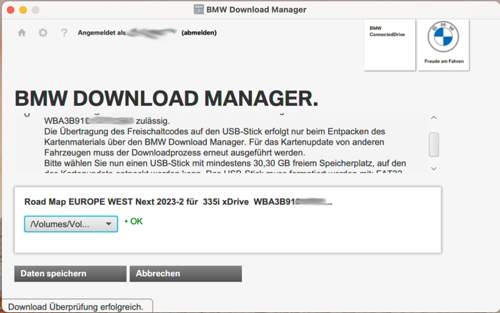 Download - Stick erkannt