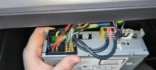 Infotainment hinten