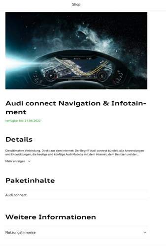 MyAudi/Shop