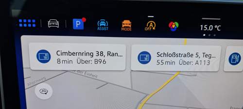 Es geht um die oberen beiden Adressen