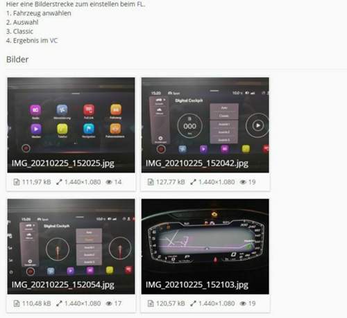VC Vollbild Navigation MIB3 aktivieren