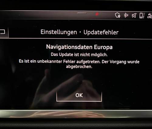 Fehlermeldung