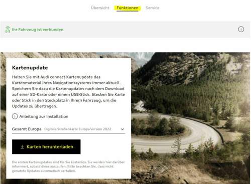 Kartenupdate