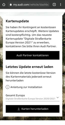 NAVI Karten Update