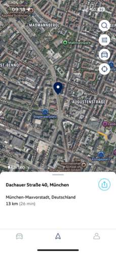 Screenshot VW App