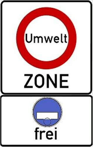 Umweltzone - blaue Plakette