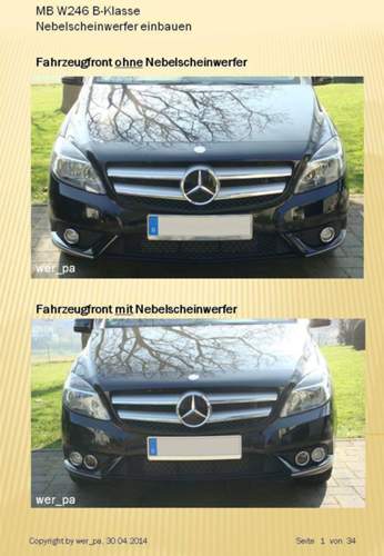 Mb-w246-nebelscheinwerfer-einbauen