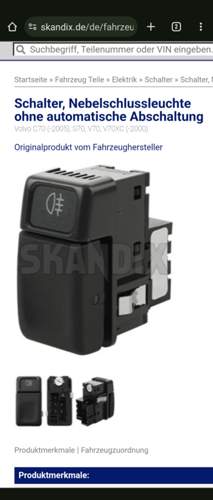 Schlussleuchte hinten