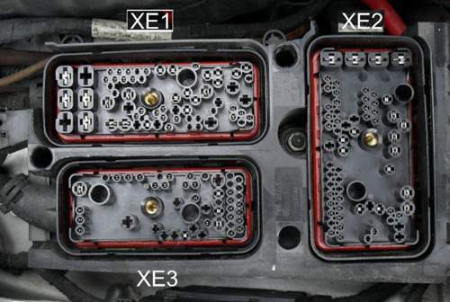 UEC Unterteil Stecker XE 1 bis XE 3