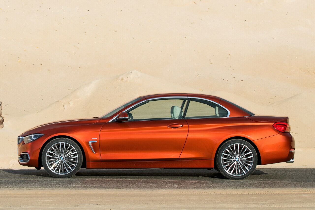 Sunset Orange ist eine der zwei neuen Außenfarben, die mit dem 4er Facelift angeboten werden und selten gekauft werden dürften