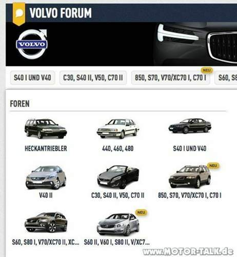 Volvo-forenu-bersicht