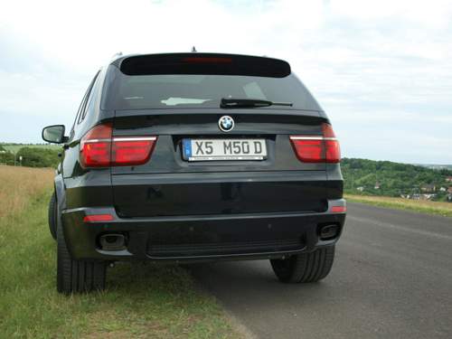 Heckansicht X5 M50d