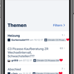 3. Schritt: Themen zu Deinem gesuchten Modell werden angezeigt