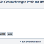 Sobald Ihr "@" eingebt, seht Ihr eine Auswahl passender Nutzernamen.