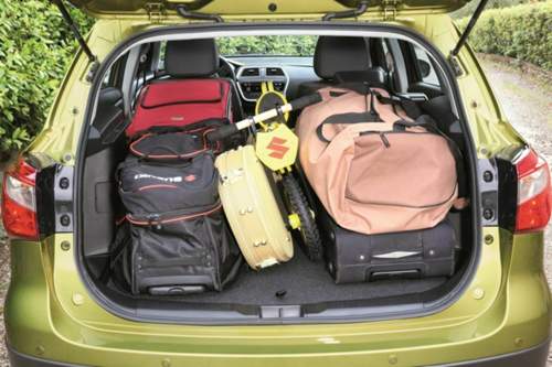 In den Kofferraum des neuen SX4 passen 430 Liter