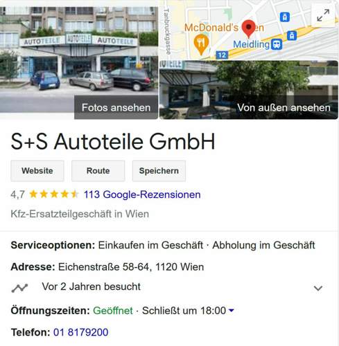 Betreffs Autoteile