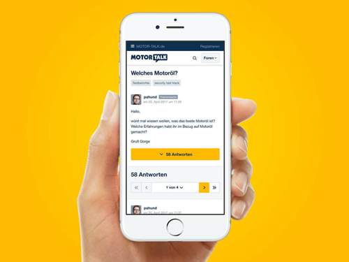 MOTOR-TALK geht mit einer neuen mobilen Ansicht an den Start