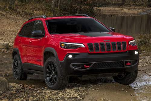 Die von Jeep US veröffentlichten Bilder lassen erahnen: Zur Cherokee-Präsentation auf der Detroit Motorshow im Januar wird man einen Trailhawk mitbringen