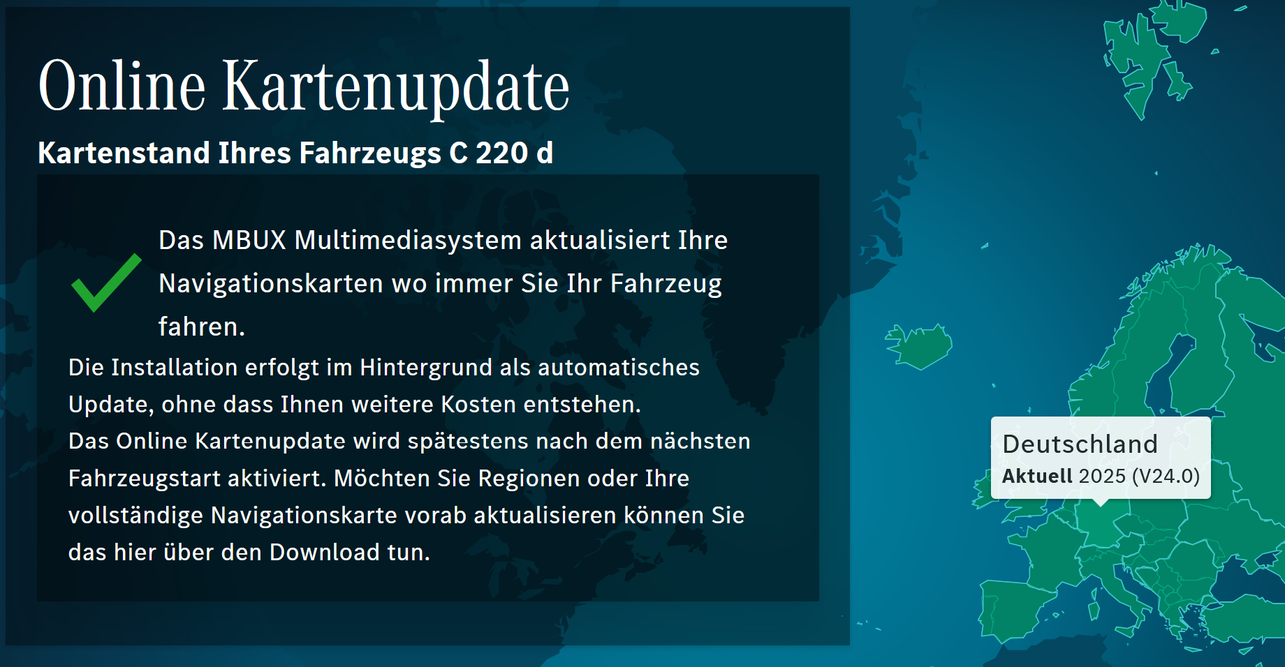 Neue Navi Karten - v24.0 erschienen