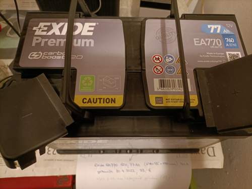 Exide 77Ah 99 EUR