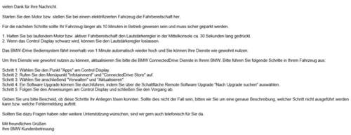 Anwort BMW 1