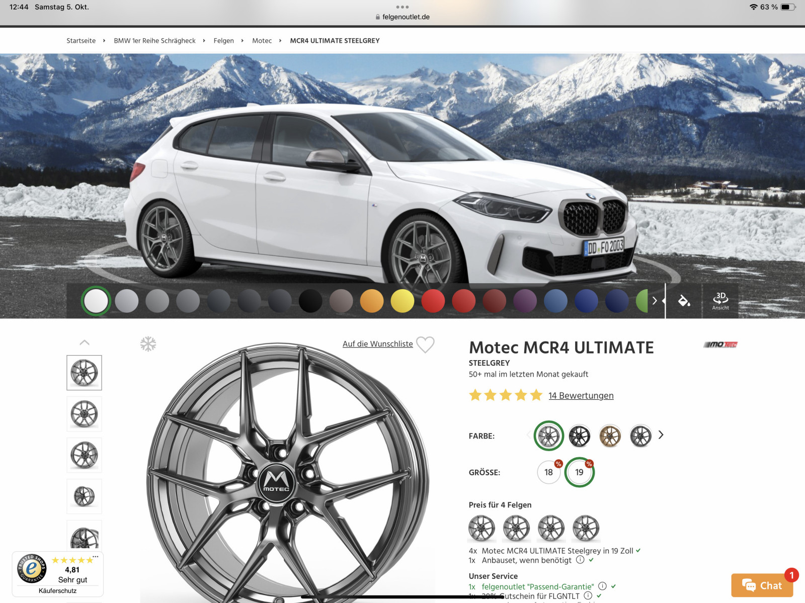 Neue Winterräder gesucht für den M135iX, brauche Input!