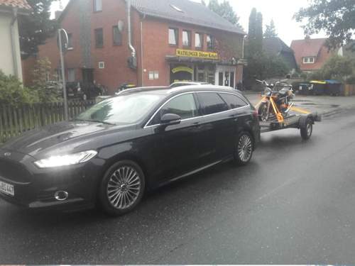 Unterwegs mit Moped