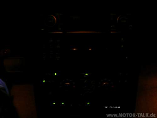 Soundsystem aus; Innenbeleuchtung aus