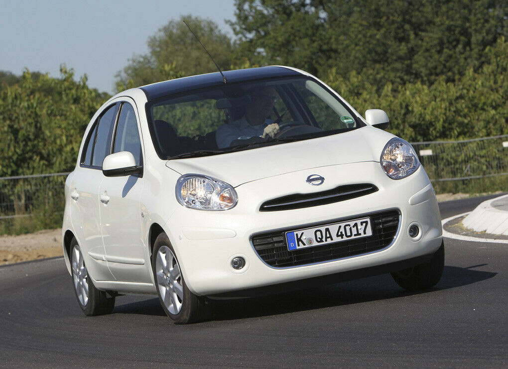 Der Nissan Micra in seiner neusten Auflage - jetzt muss er in die Werkstatt