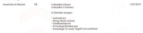 Lederpaket-kaufvertrag