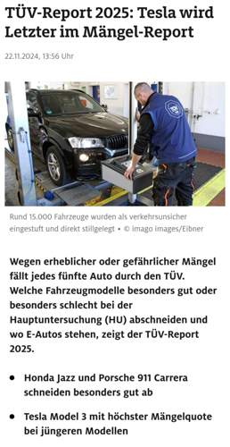 Schlusslicht Tesla