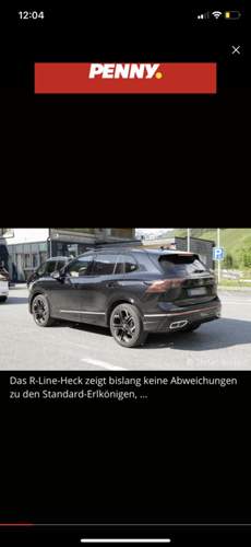 Tiguan 3 Heck (abgeklebt)