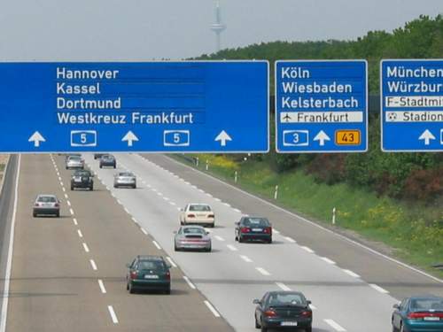 Autobahn in Deutschland