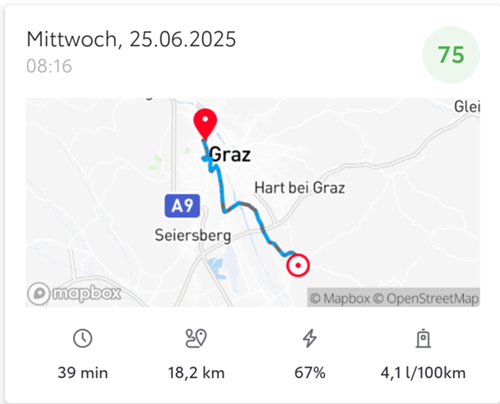 RAV4 Hybrid Stadtverkehr